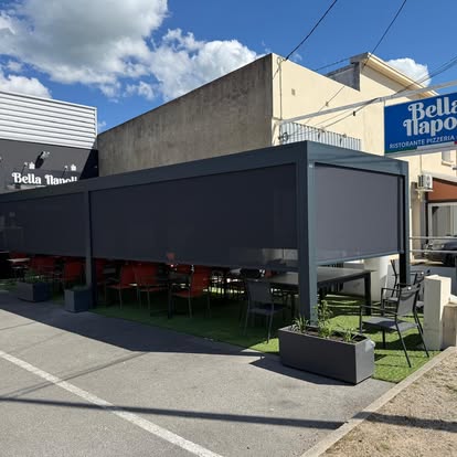 Façade du restaurant Bella Napoli à Yzeure